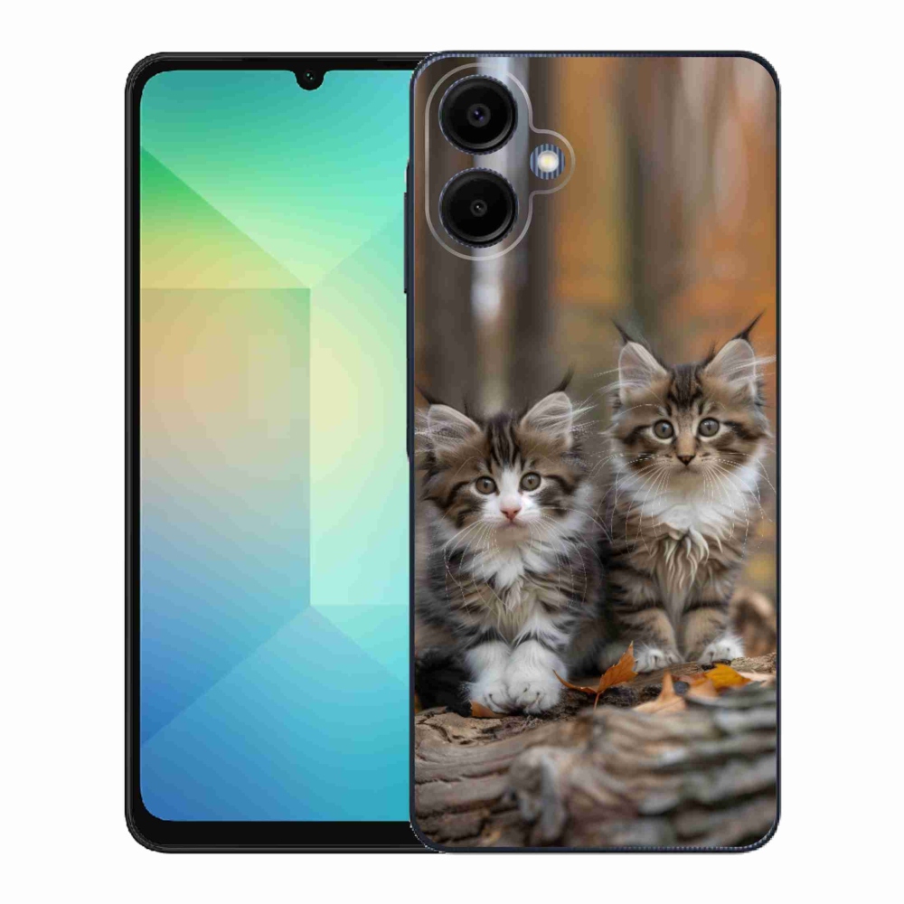 Gelový kryt mmCase na Samsung Galaxy A06 - kočičí duo 3