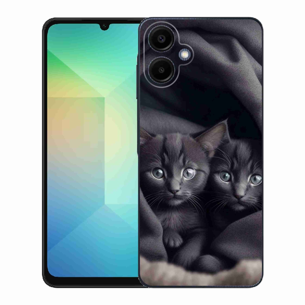 Gelový kryt mmCase na Samsung Galaxy A06 - kočičí duo