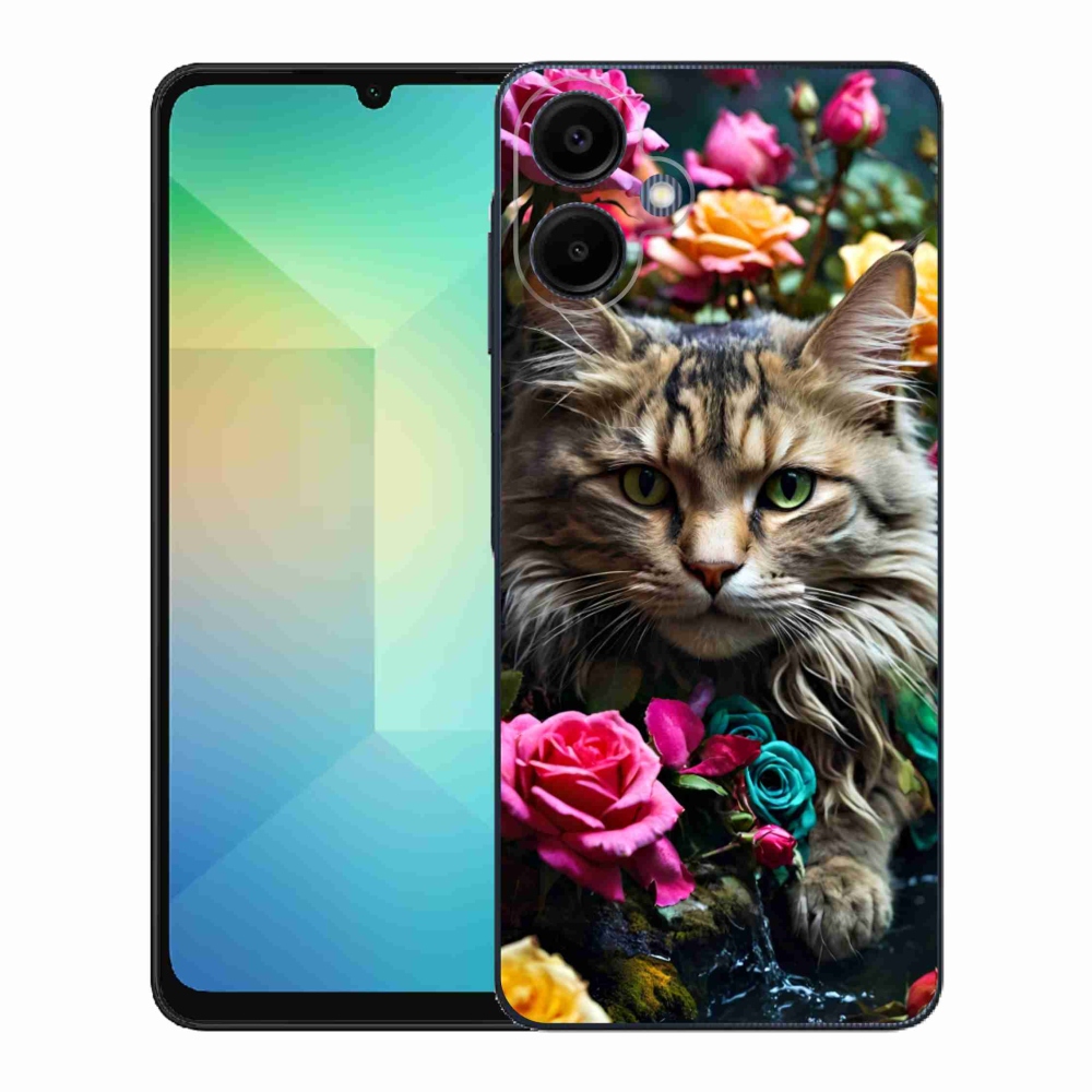 Gelový kryt mmCase na Samsung Galaxy A06 - kočíčí pohled 2