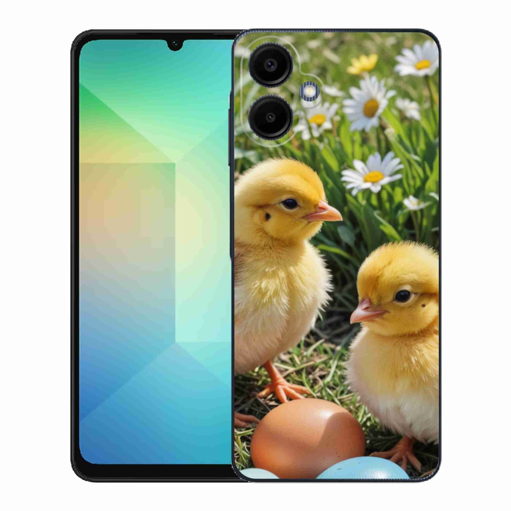 Gelový kryt mmCase na Samsung Galaxy A06 - kuřátka