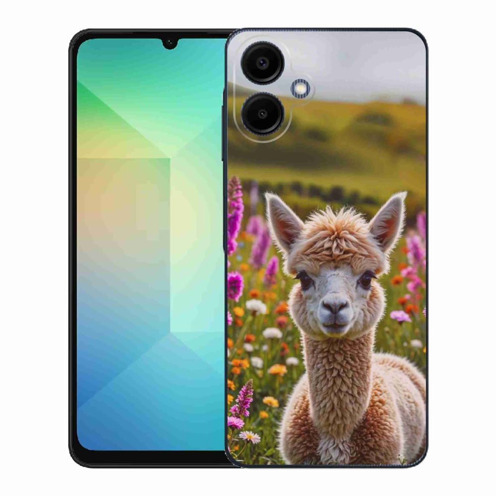 Gelový kryt mmCase na Samsung Galaxy A06 - lama na louce