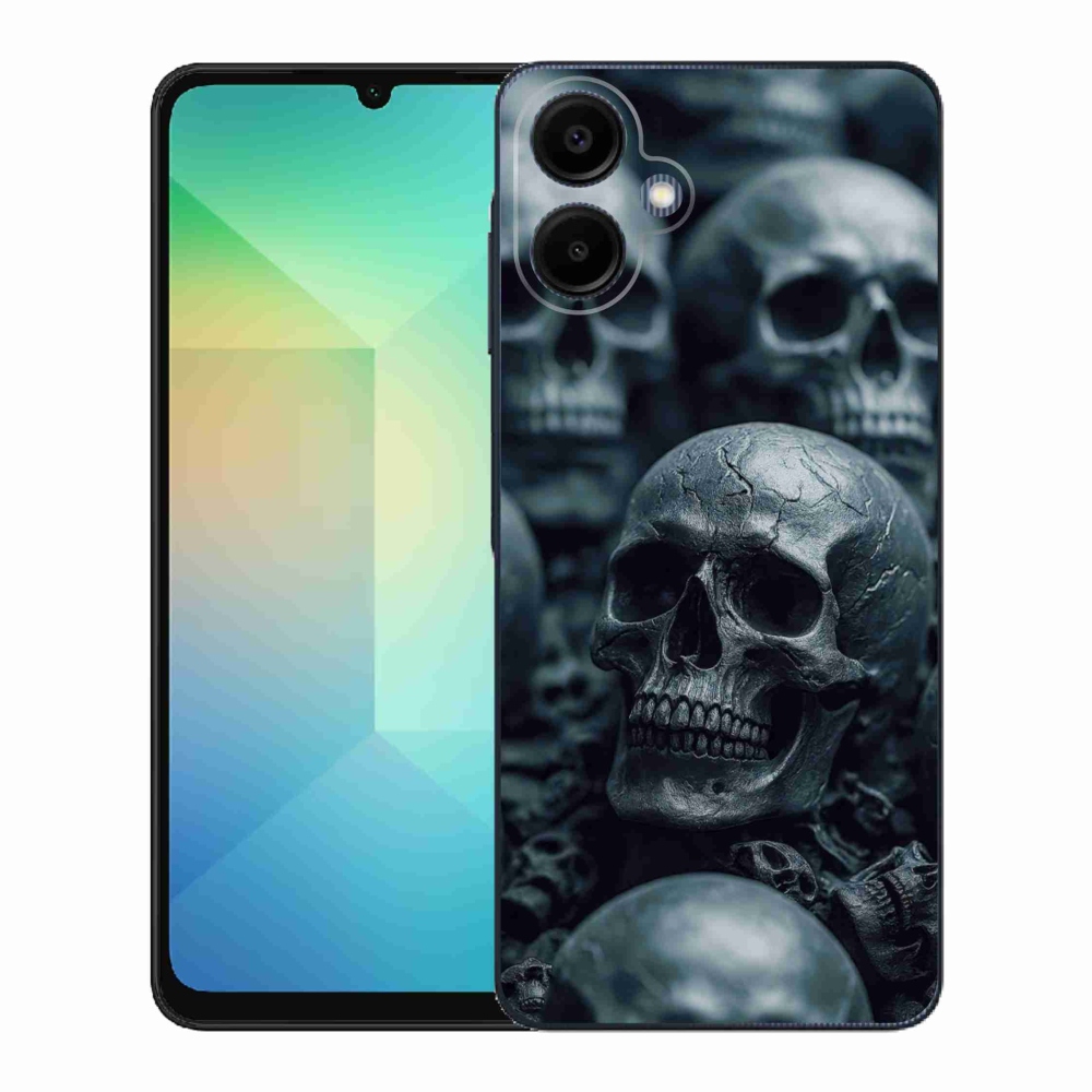 Gelový kryt mmCase na Samsung Galaxy A06 - lebka 2