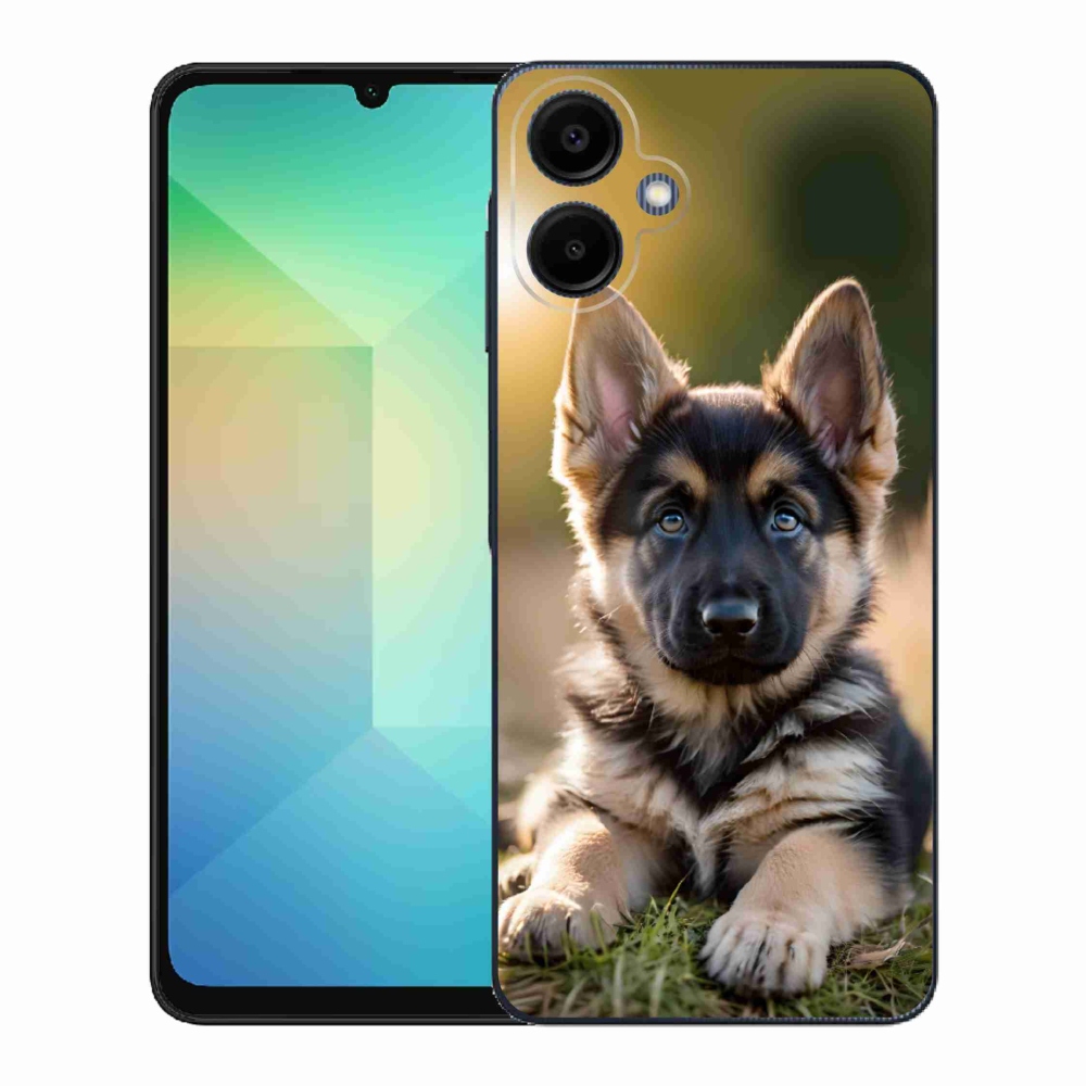 Gelový kryt mmCase na Samsung Galaxy A06 - německý ovčák v přírodě