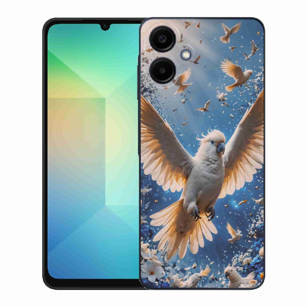 Gelový kryt mmCase na Samsung Galaxy A06 - papoušek kakadu