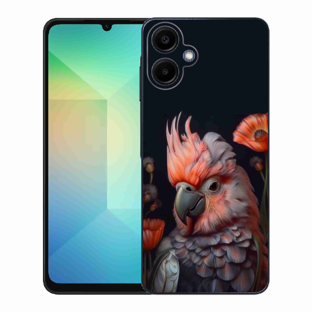 Gelový kryt mmCase na Samsung Galaxy A06 - papoušek kakadu v barvách