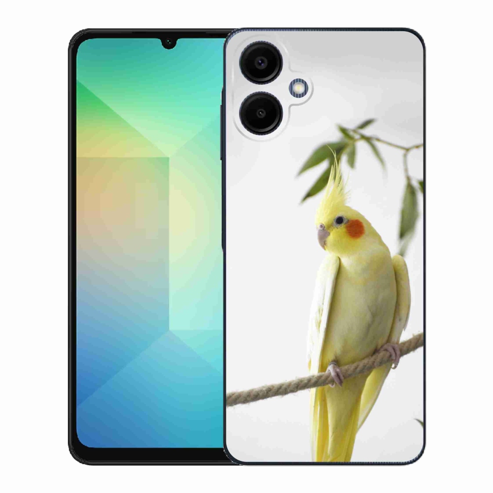 Gelový kryt mmCase na Samsung Galaxy A06 - papoušek korela chocholatá