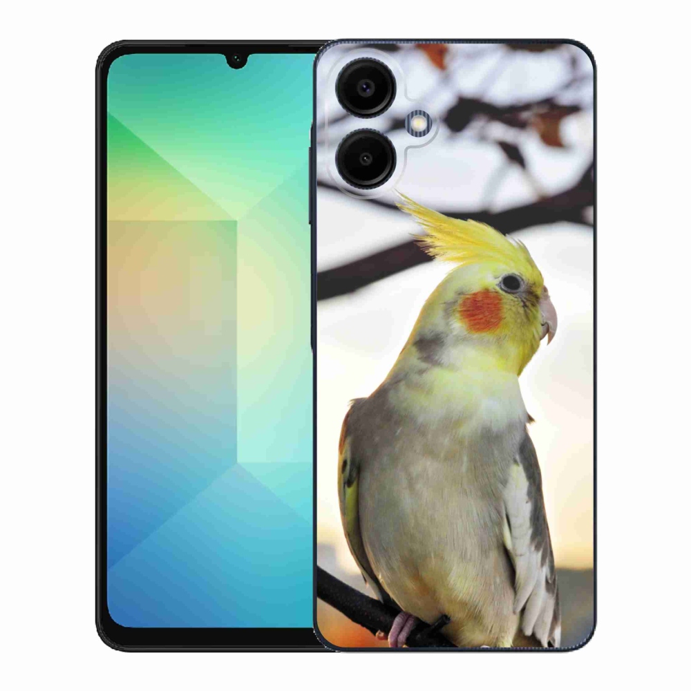 Gelový kryt mmCase na Samsung Galaxy A06 - papoušek korela