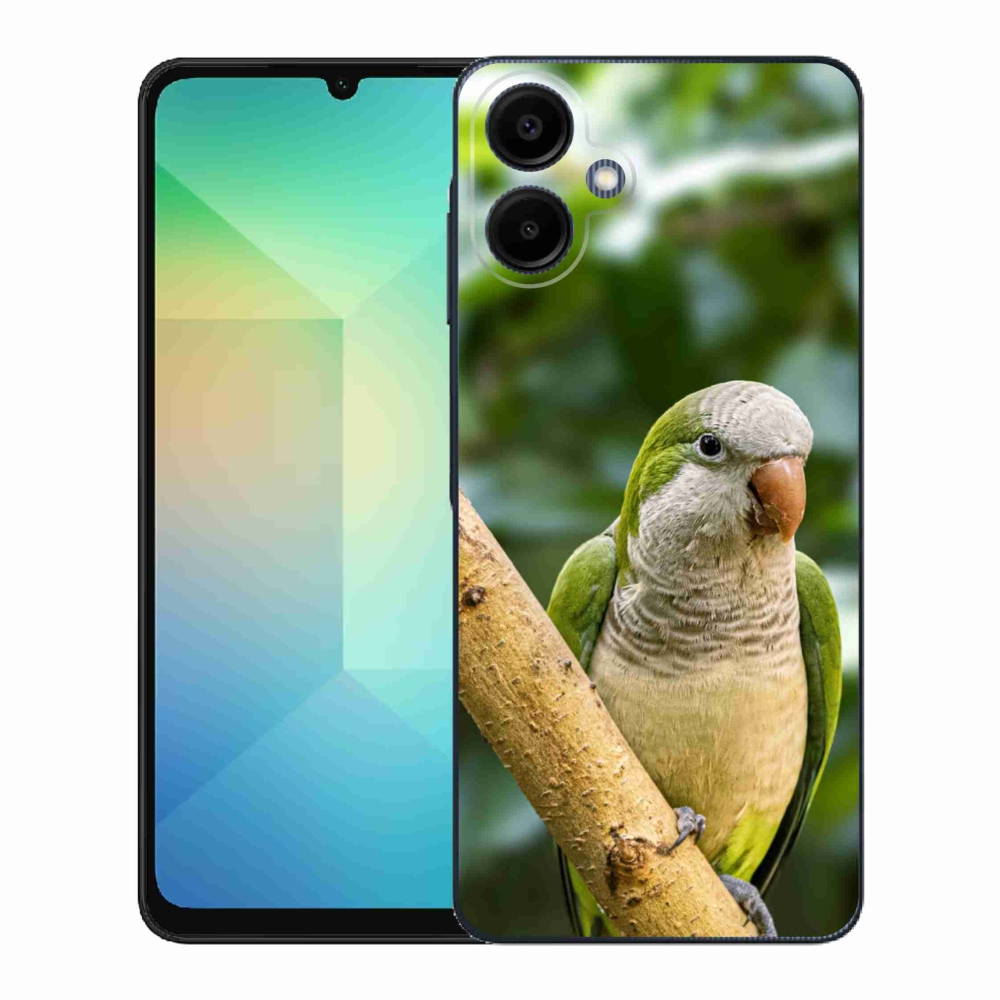 Gelový kryt mmCase na Samsung Galaxy A06 - papoušek mníšek