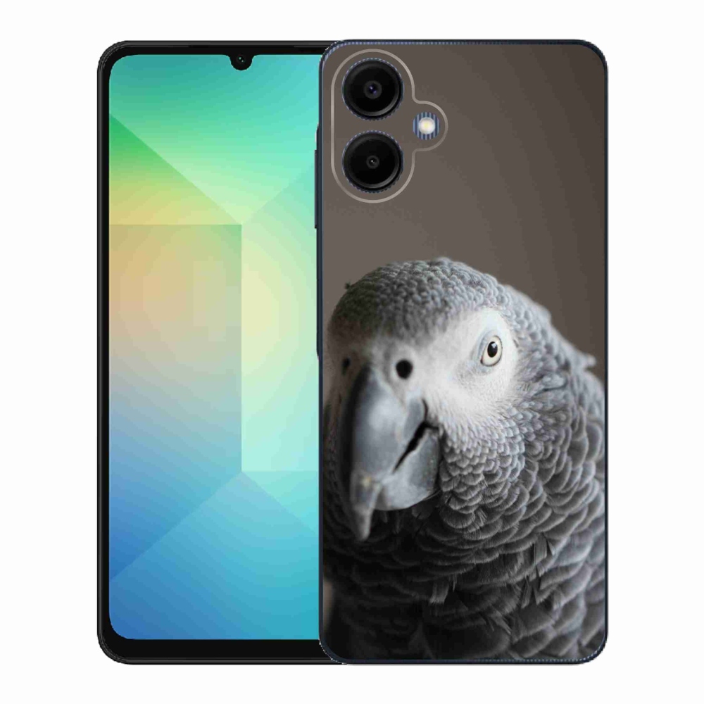 Gelový kryt mmCase na Samsung Galaxy A06 - papoušek žako 2