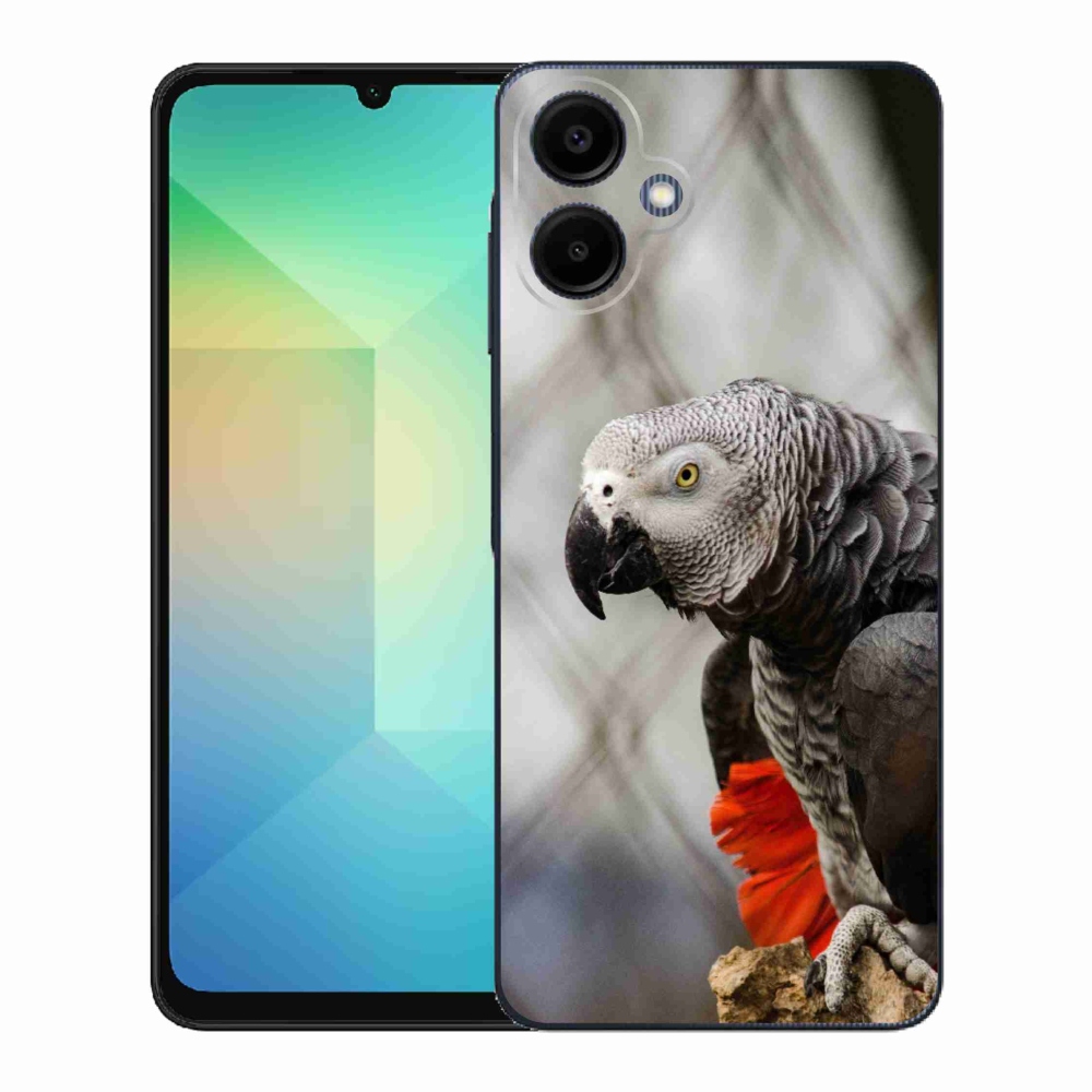 Gelový kryt mmCase na Samsung Galaxy A06 - papoušek žako 3