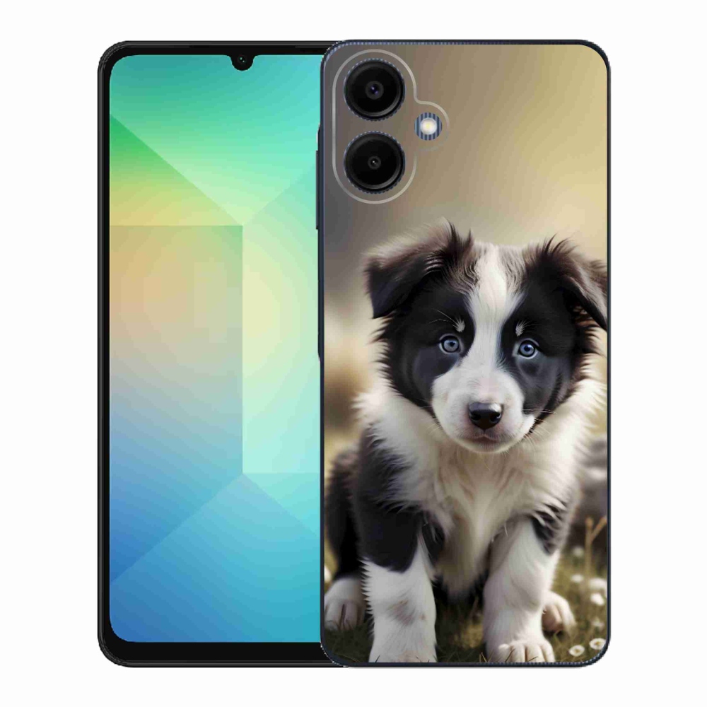 Gelový kryt mmCase na Samsung Galaxy A06 - roztomilá border kolie