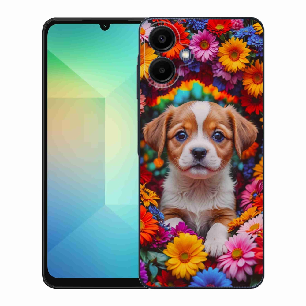 Gelový kryt mmCase na Samsung Galaxy A06 - roztomilé štěně