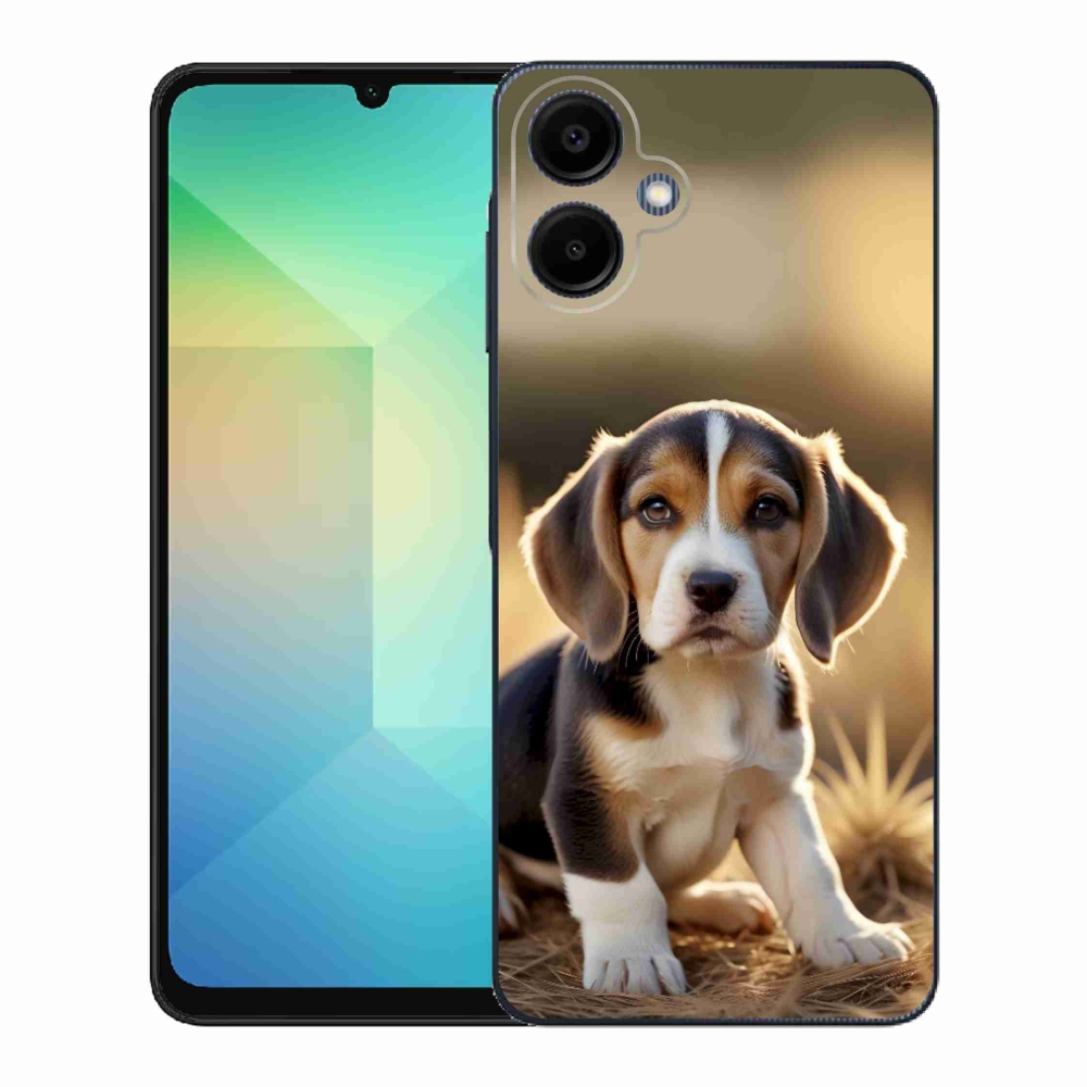Gelový kryt mmCase na Samsung Galaxy A06 - roztomilý bígl
