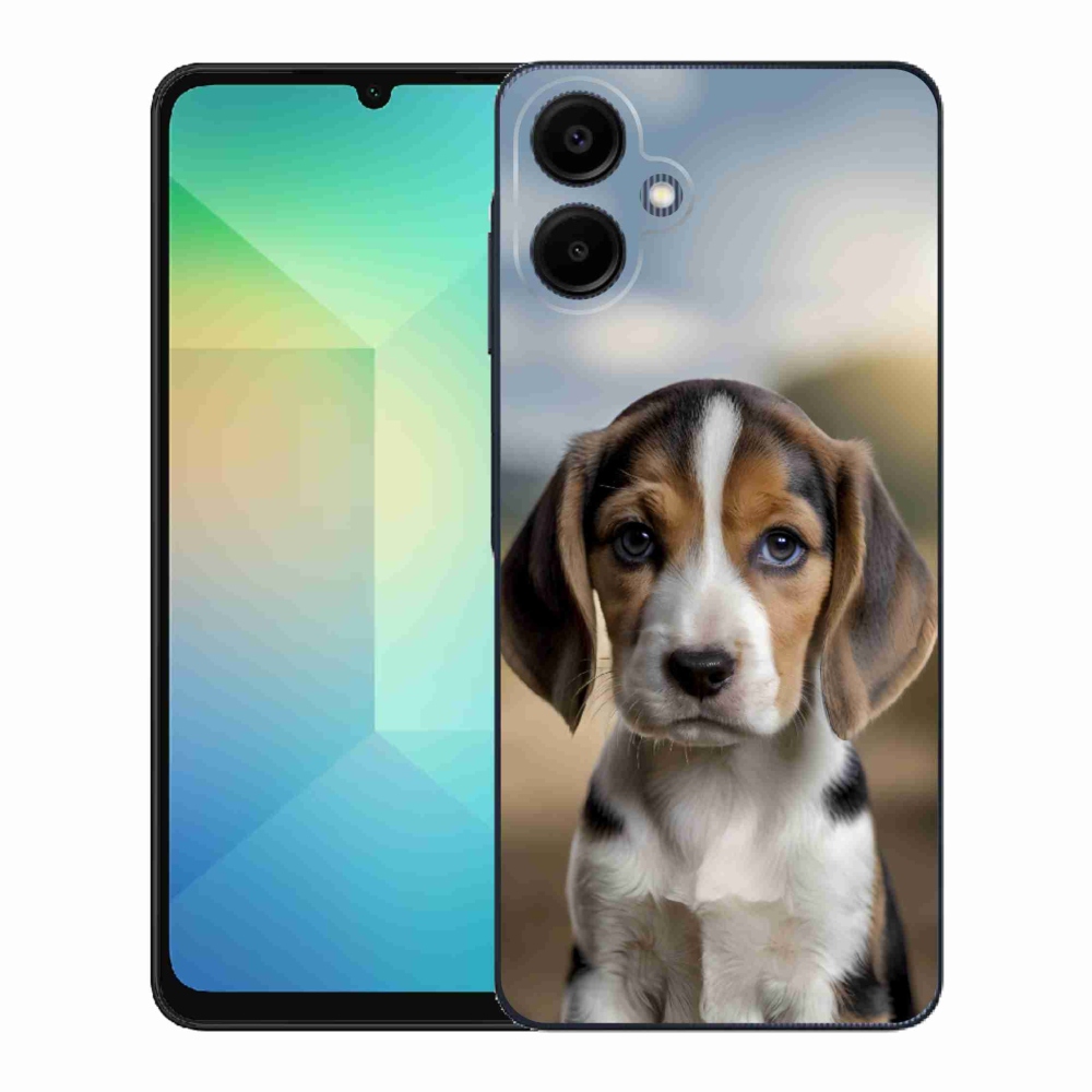 Gelový kryt mmCase na Samsung Galaxy A06 - roztomilý bígl