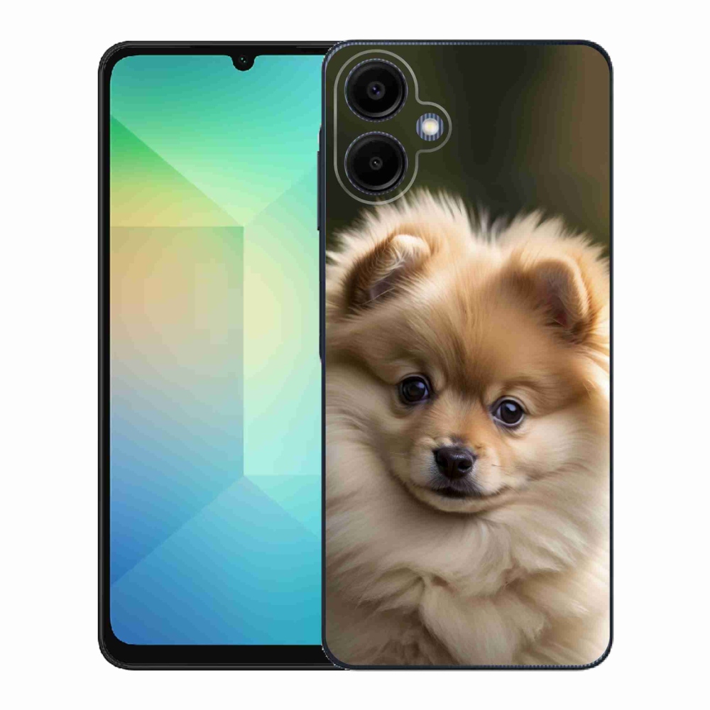 Gelový kryt mmCase na Samsung Galaxy A06 - roztomilý pomeranian 2