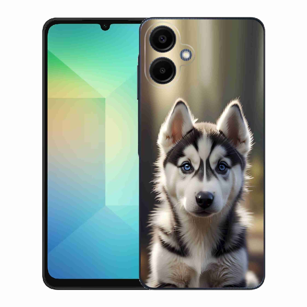 Gelový kryt mmCase na Samsung Galaxy A06 - roztomilý sibiřský husky