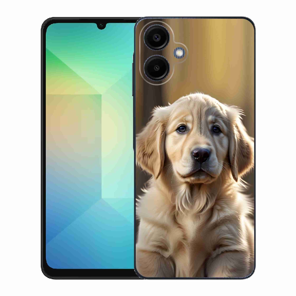 Gelový kryt mmCase na Samsung Galaxy A06 - roztomilý zlatý retrívr