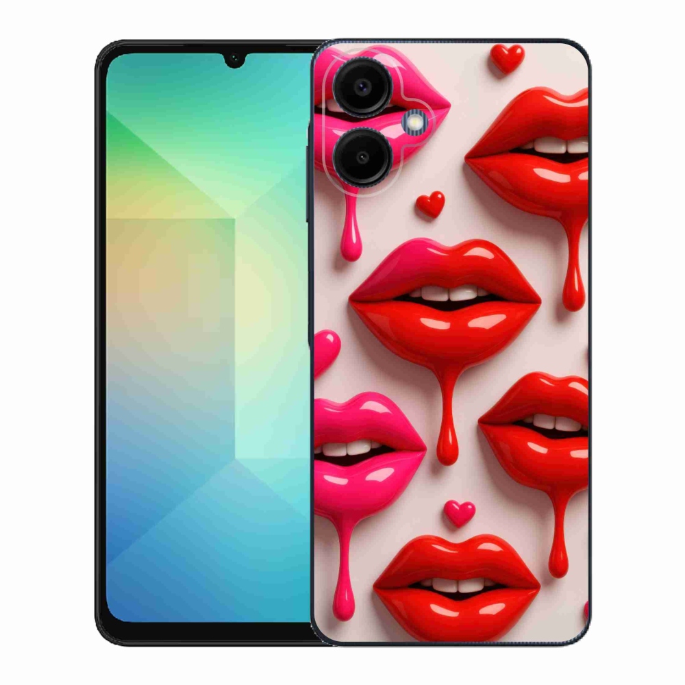 Gelový kryt mmCase na Samsung Galaxy A06 - rty 2