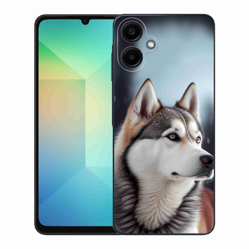 Gelový kryt mmCase na Samsung Galaxy A06 - sibiřský husky