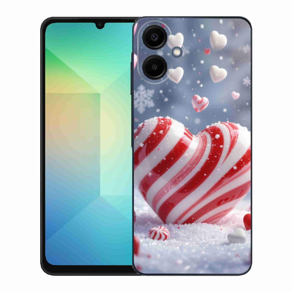 Gelový kryt mmCase na Samsung Galaxy A06 - sladké srdce