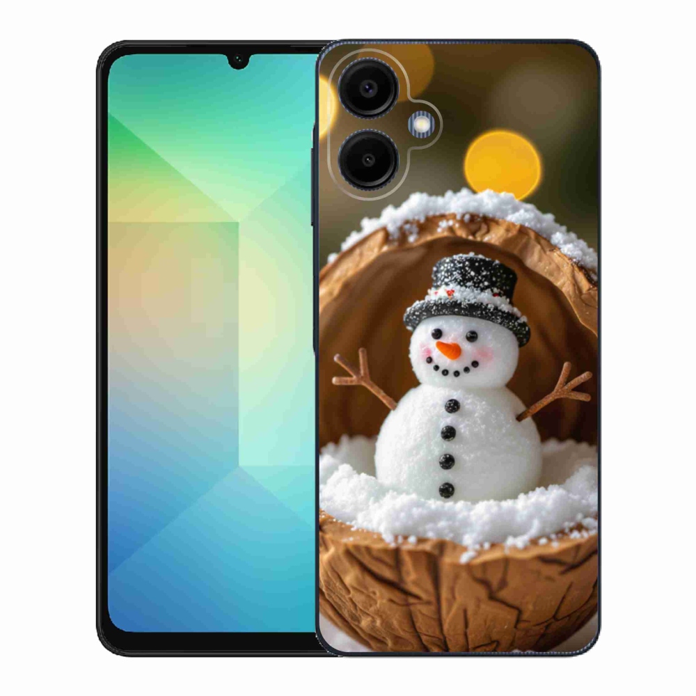 Gelový kryt mmCase na Samsung Galaxy A06 - sněhulák 4