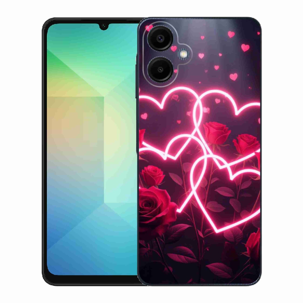 Gelový kryt mmCase na Samsung Galaxy A06 - srdce lásky