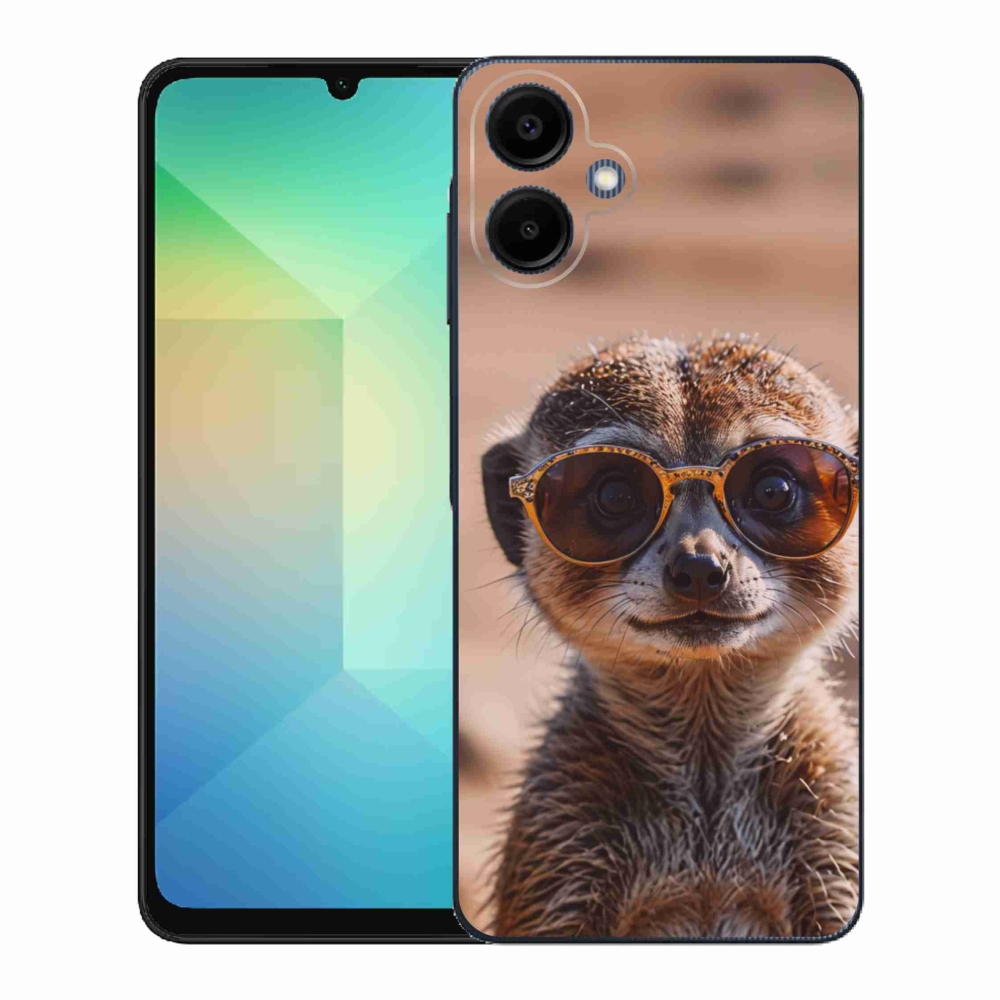 Gelový kryt mmCase na Samsung Galaxy A06 - stylová surikata
