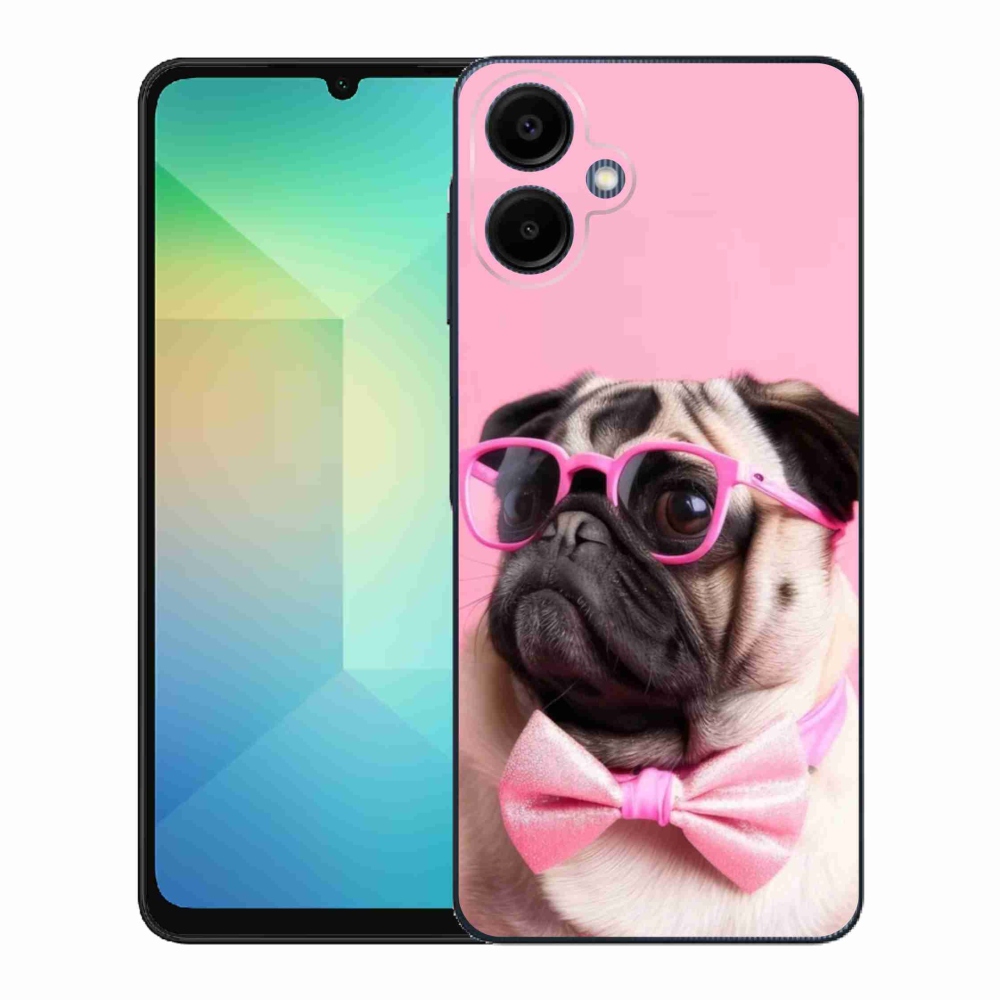 Gelový kryt mmCase na Samsung Galaxy A06 - stylový mops