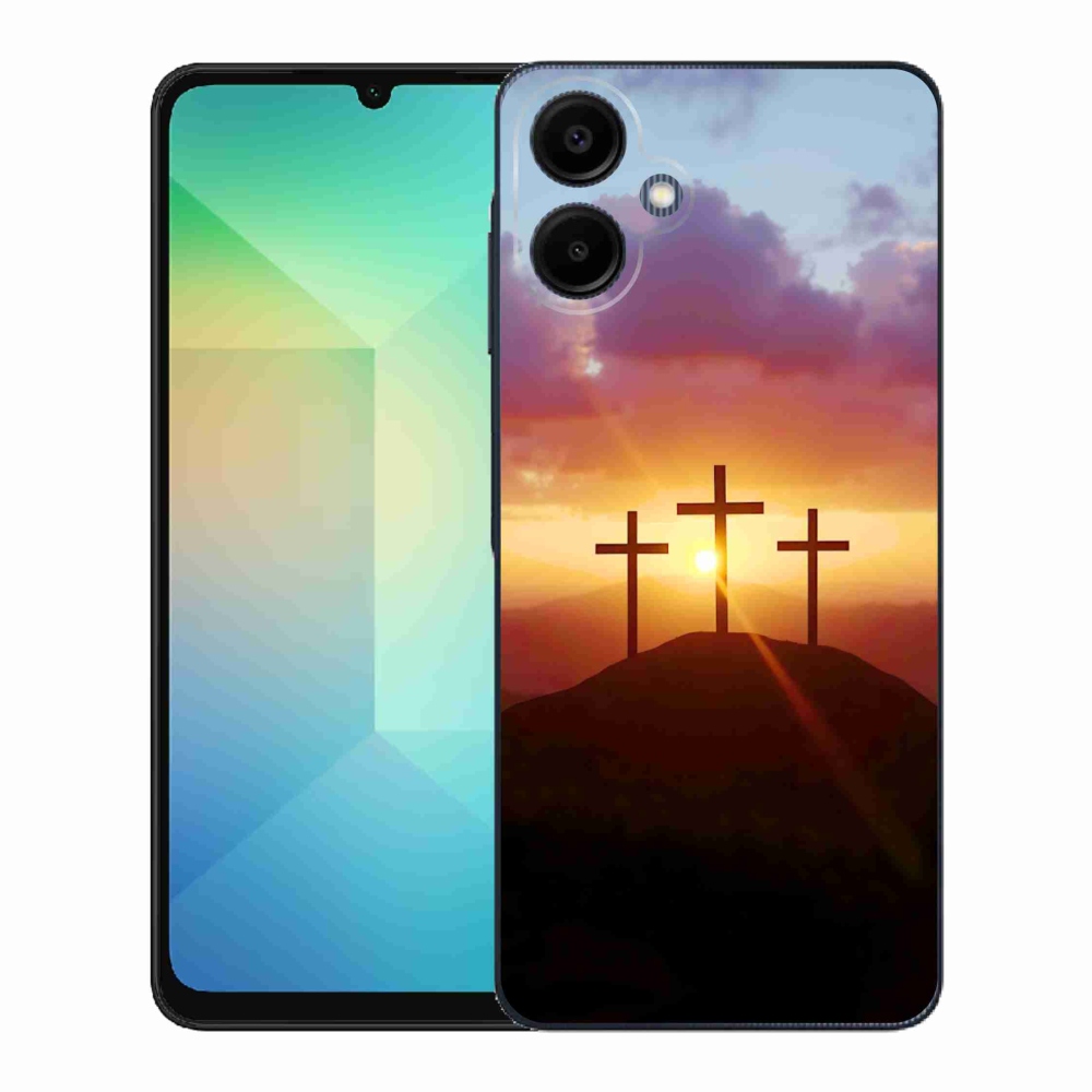 Gelový kryt mmCase na Samsung Galaxy A06 - tři kříže