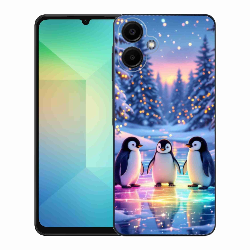 Gelový kryt mmCase na Samsung Galaxy A06 - tučnáci