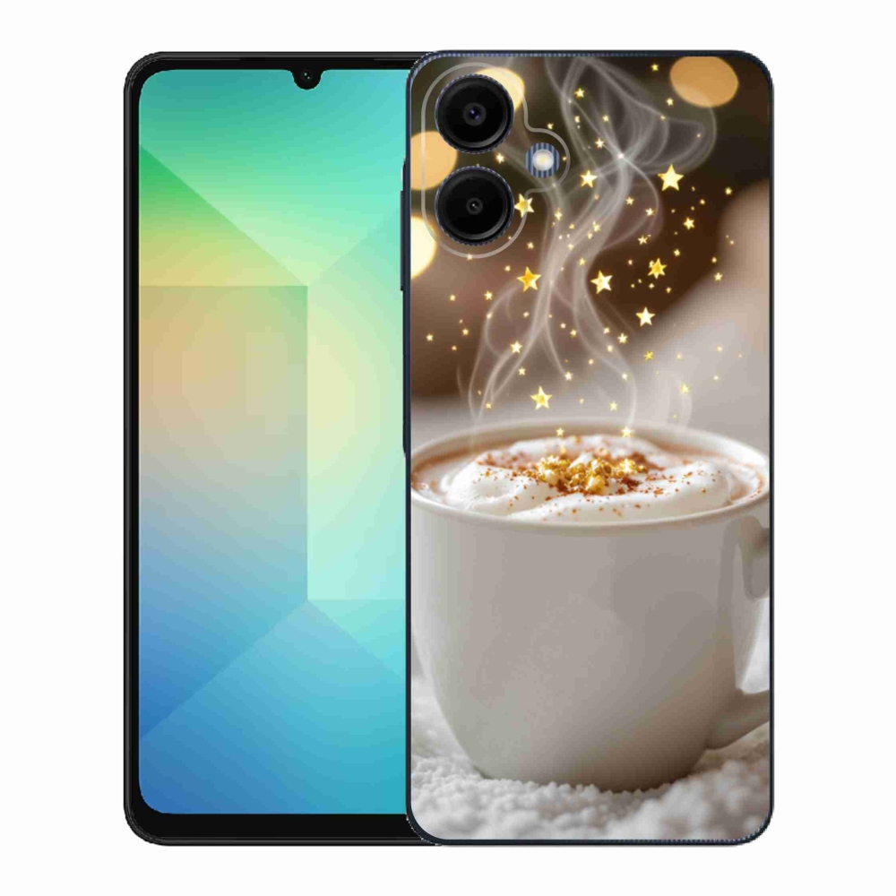 Gelový kryt mmCase na Samsung Galaxy A06 - vánoční horký nápoj