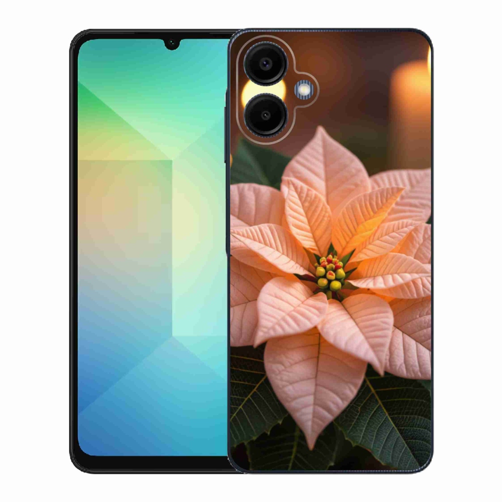 Gelový kryt mmCase na Samsung Galaxy A06 - vánoční hvězda