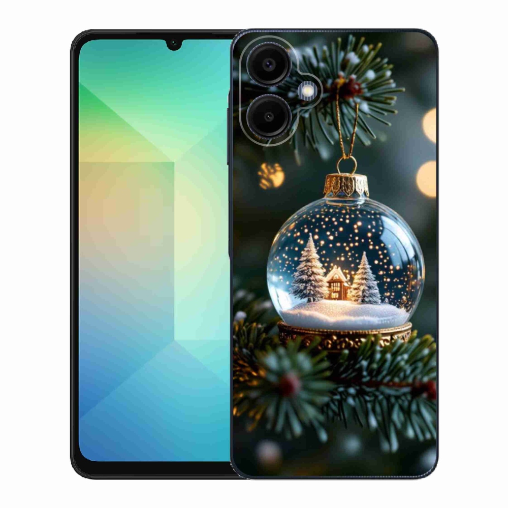Gelový kryt mmCase na Samsung Galaxy A06 - vánoční koule 2