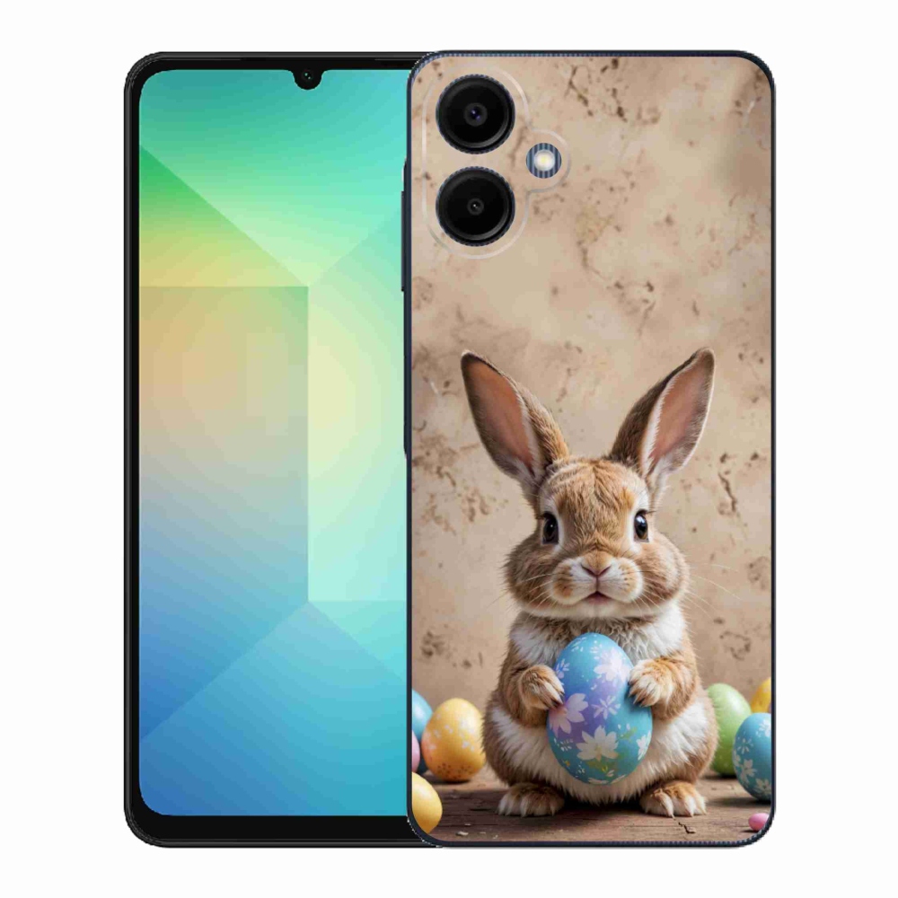 Gelový kryt mmCase na Samsung Galaxy A06 - velikonoční králíček