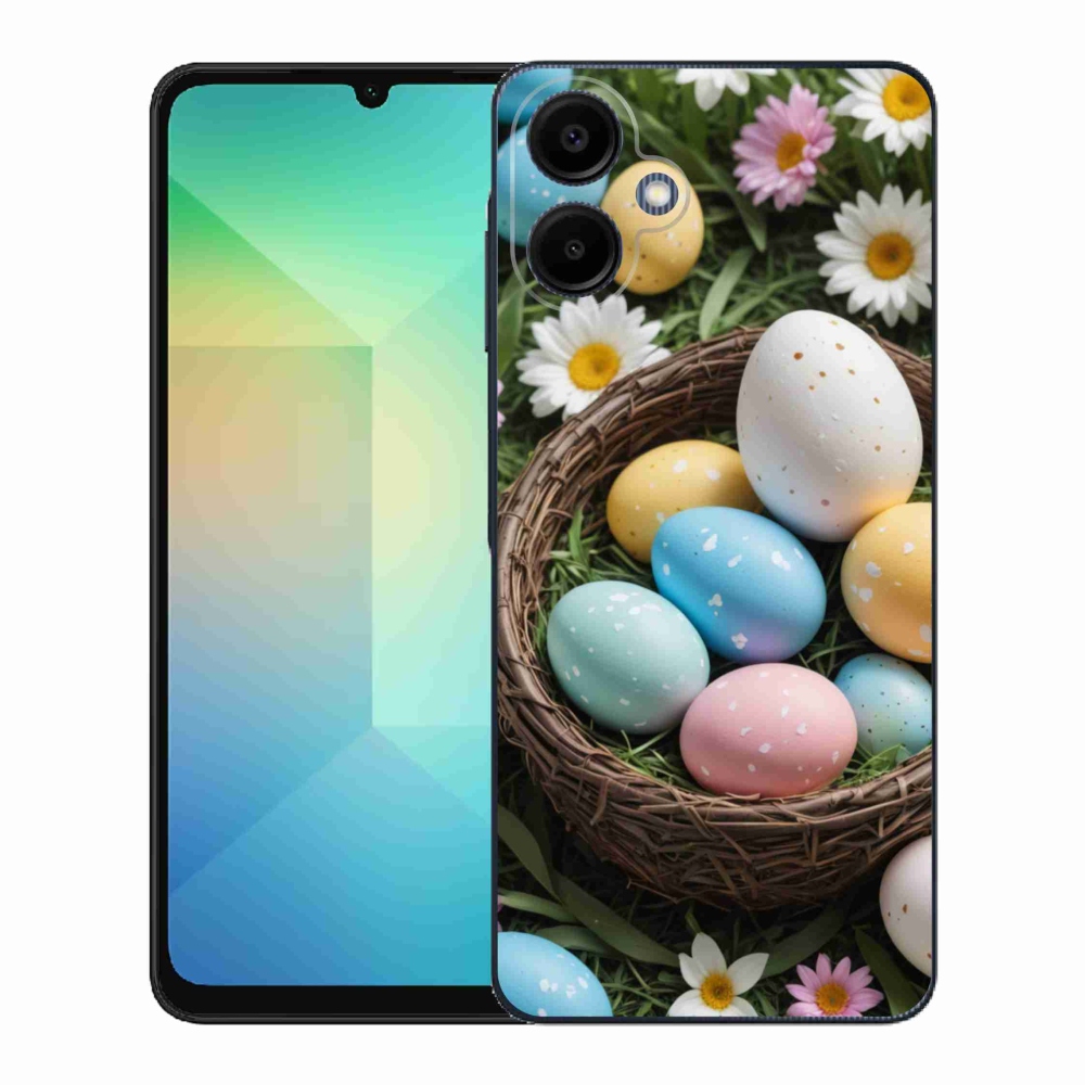 Gelový kryt mmCase na Samsung Galaxy A06 - velikonoční vajíčka 2