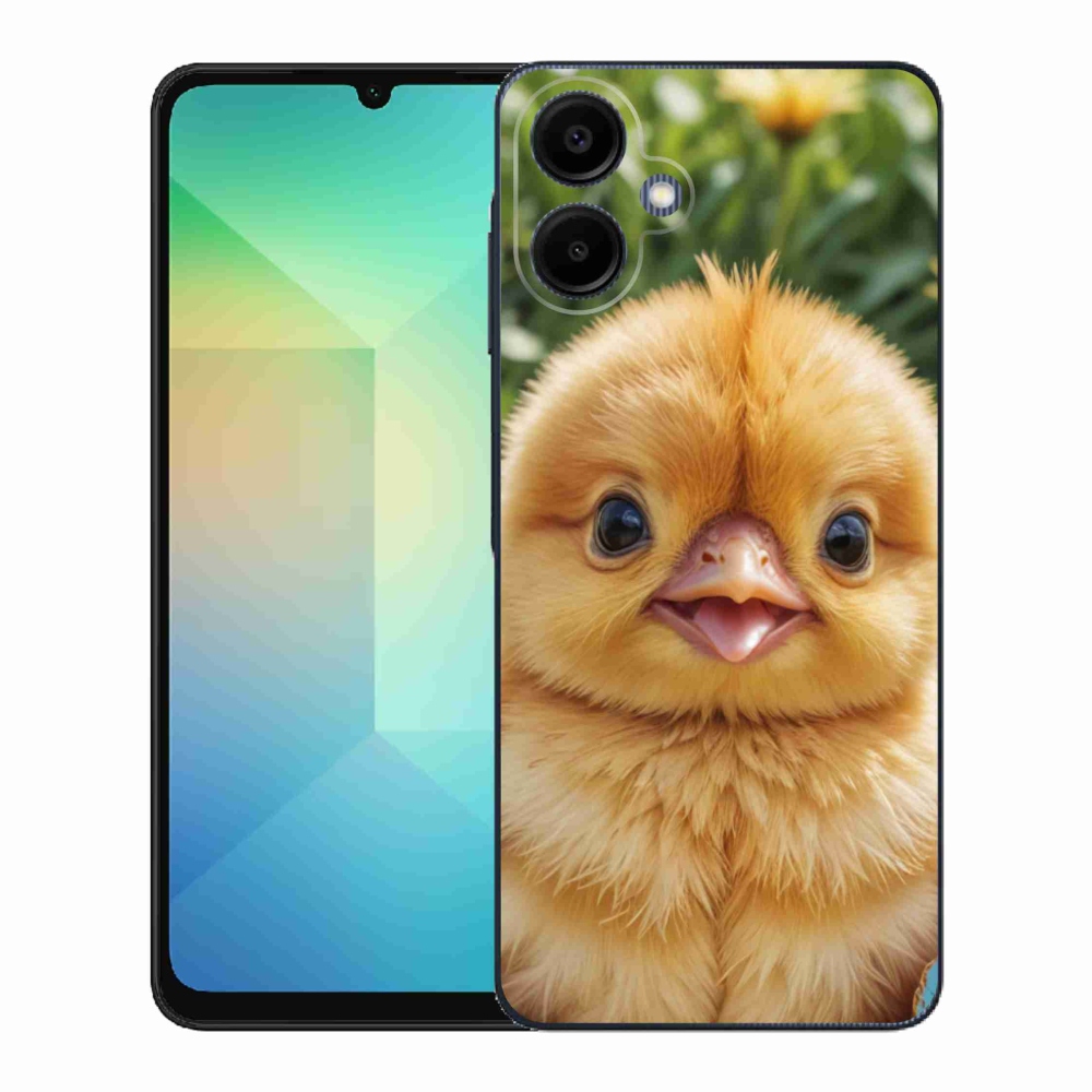 Gelový kryt mmCase na Samsung Galaxy A06 - veselé kuřátko