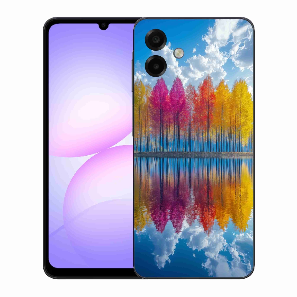 Gelový kryt mmCase na Samsung Galaxy A07 - barevné stromy