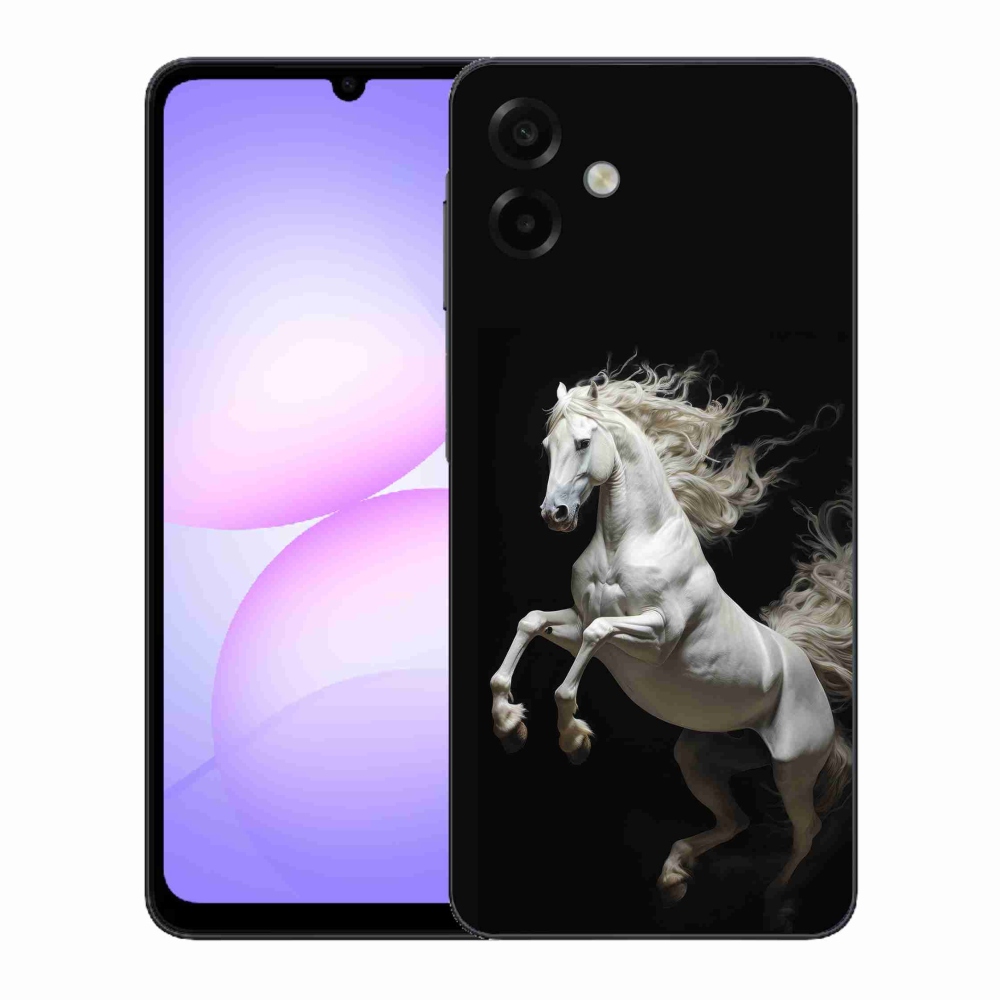 Gelový kryt mmCase na Samsung Galaxy A07 - bílý kůň 4