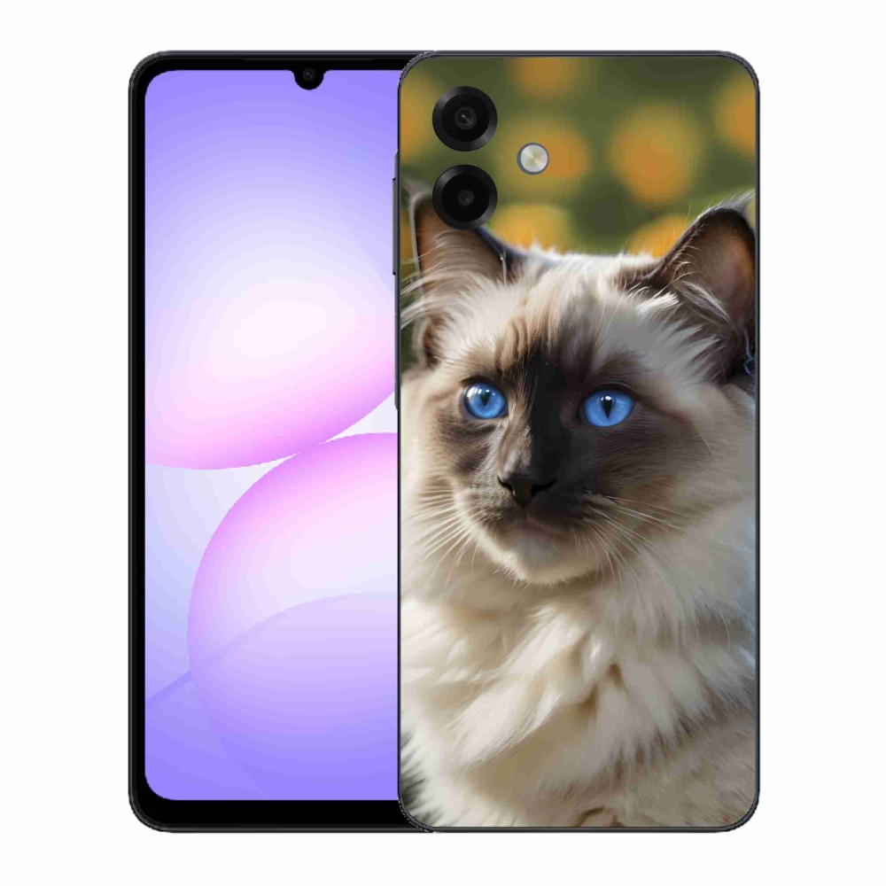 Gelový kryt mmCase na Samsung Galaxy A07 - bílý ragdoll
