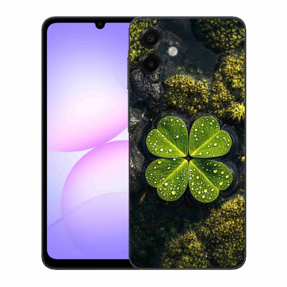 Gelový kryt mmCase na Samsung Galaxy A07 - čtyřlístek