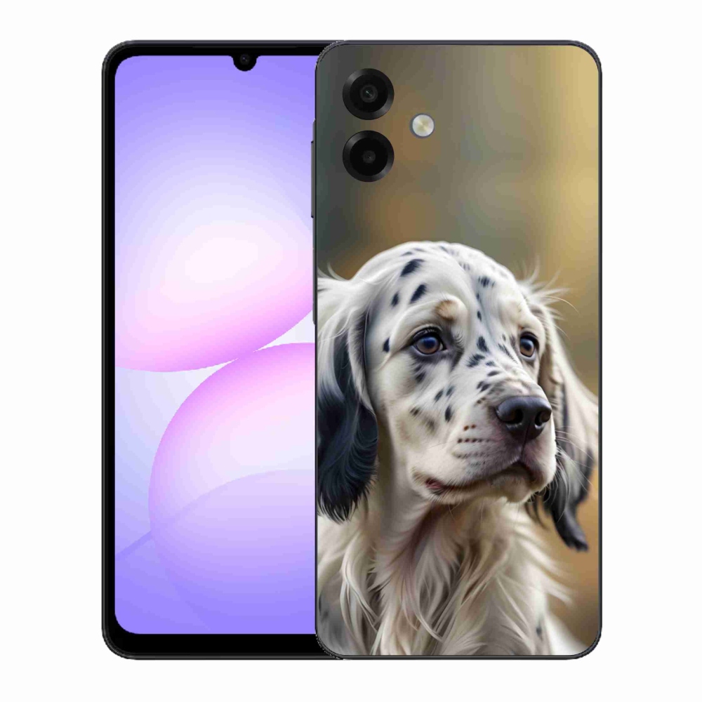 Gelový kryt mmCase na Samsung Galaxy A07 - anglický setr