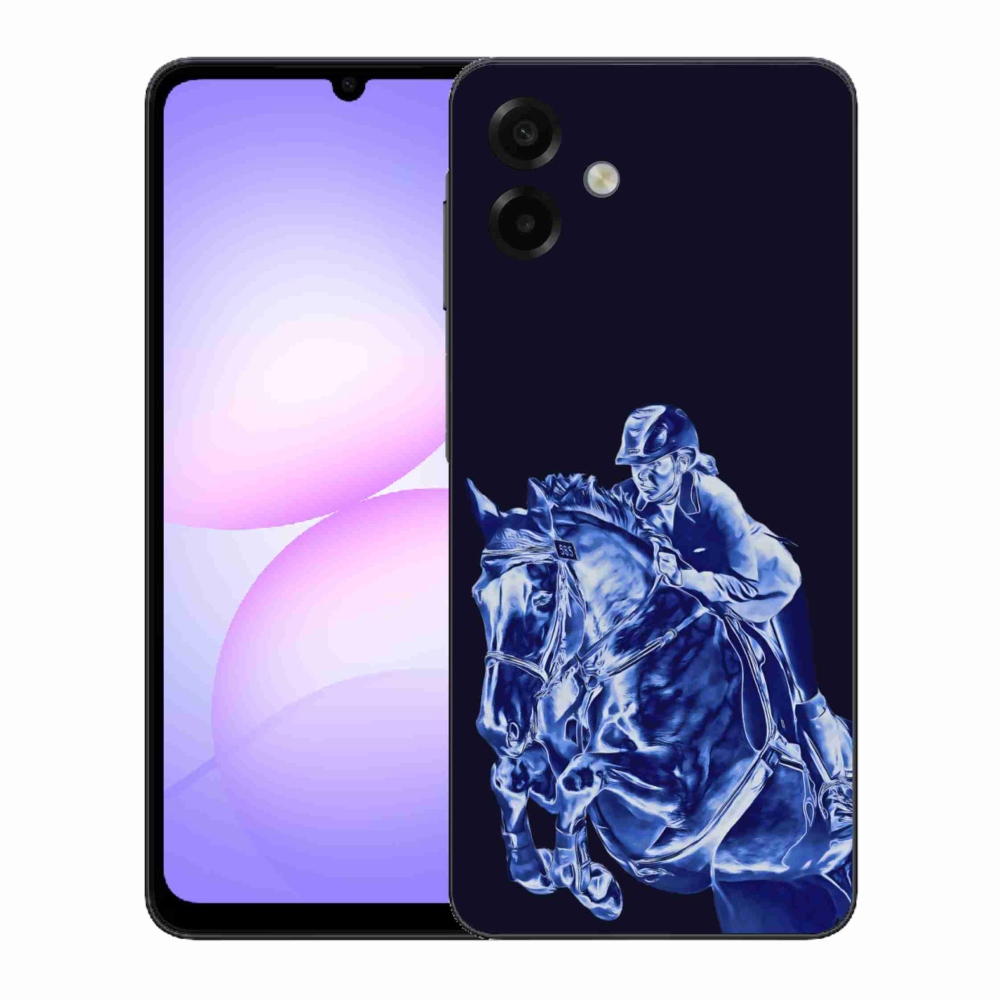 Gelový kryt mmCase na Samsung Galaxy A07 - dostihový kůň