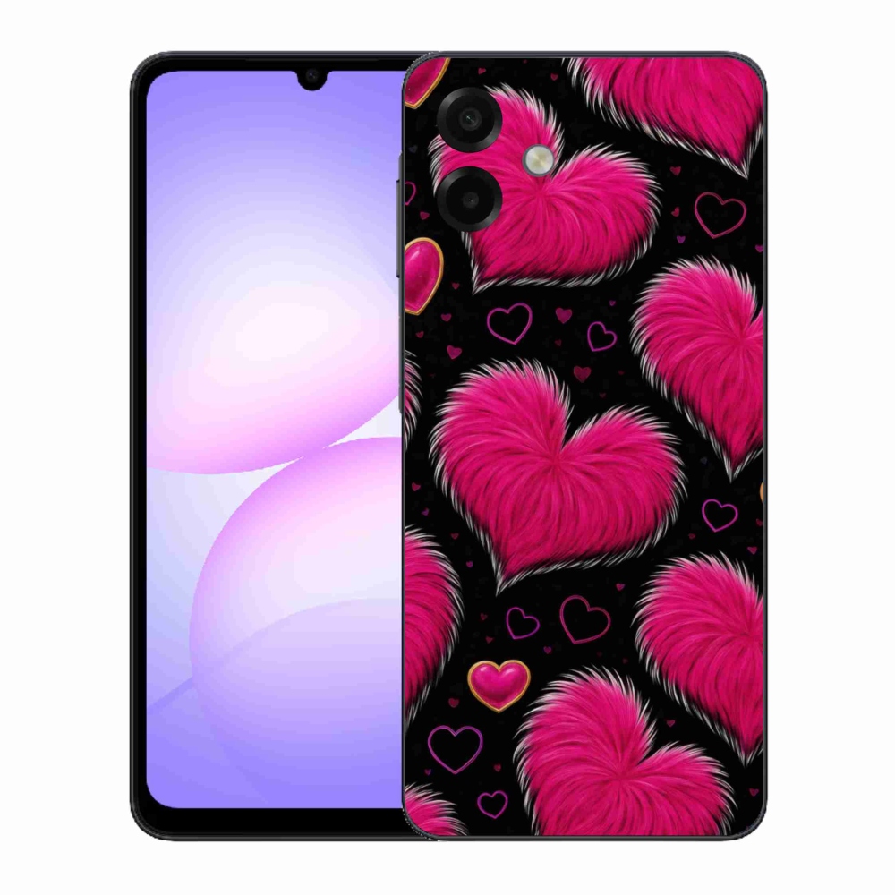 Gelový kryt mmCase na Samsung Galaxy A07 - hebká srdce