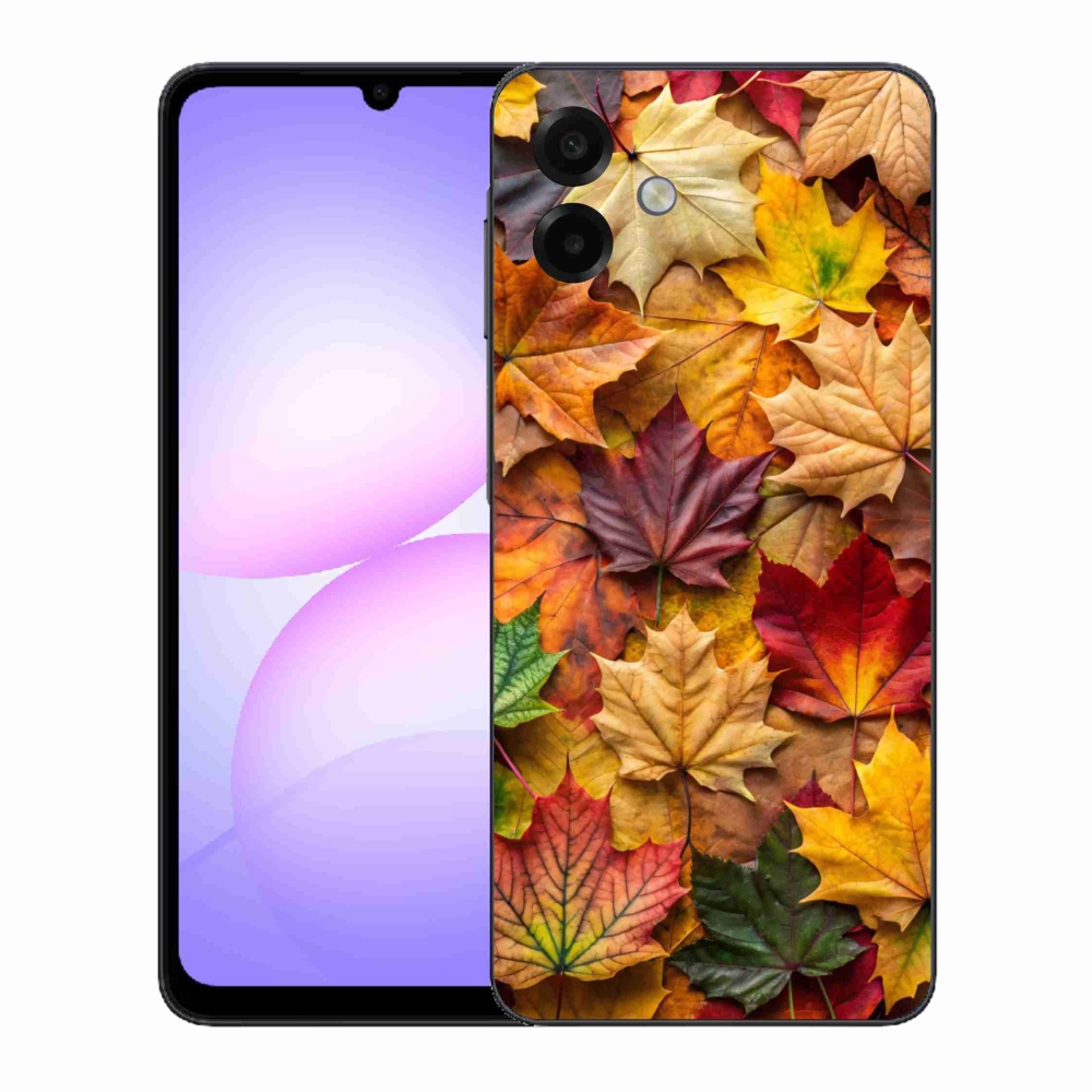 Gelový kryt mmCase na Samsung Galaxy A07 - javorové listy 2