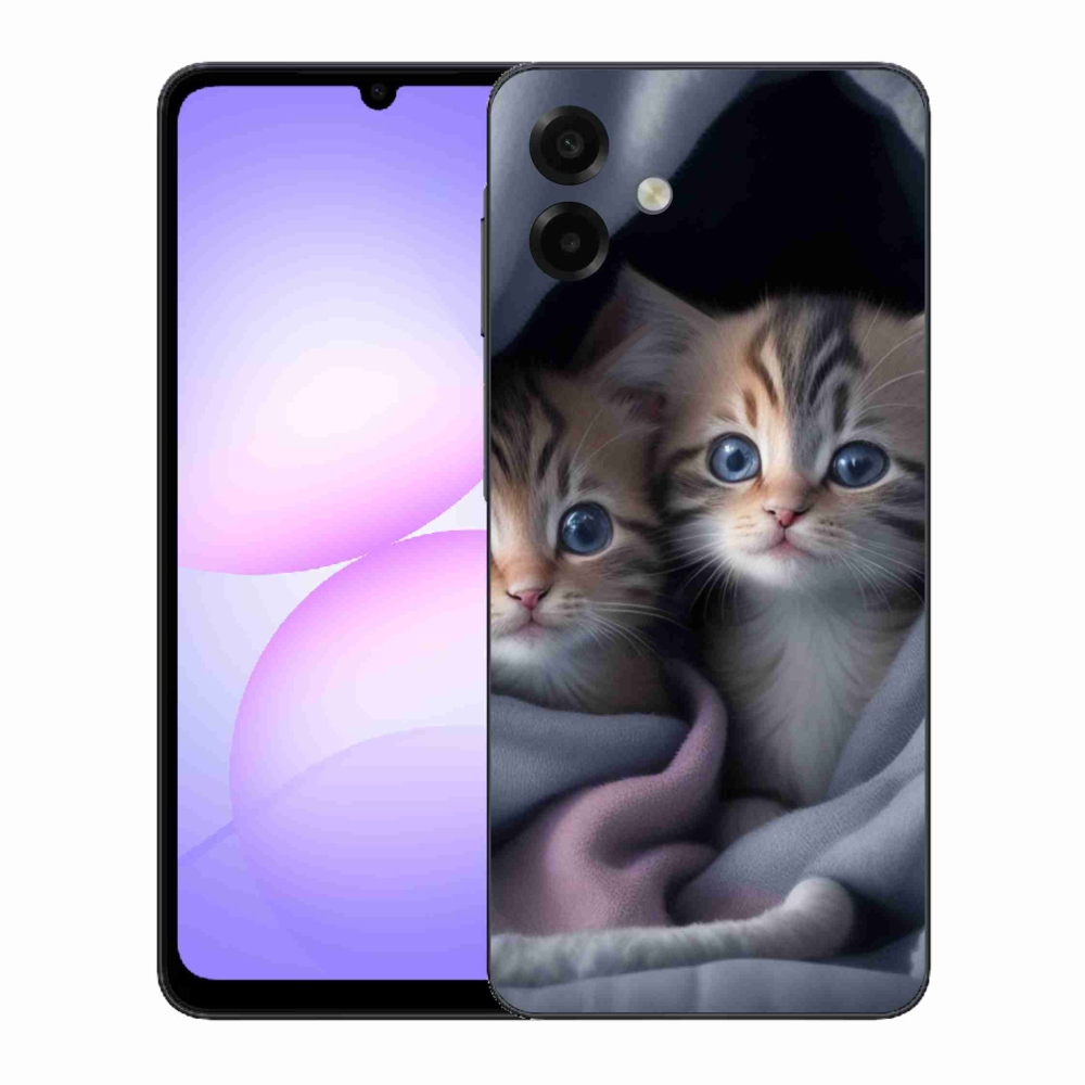 Gelový kryt mmCase na Samsung Galaxy A07 - kočičí duo 2