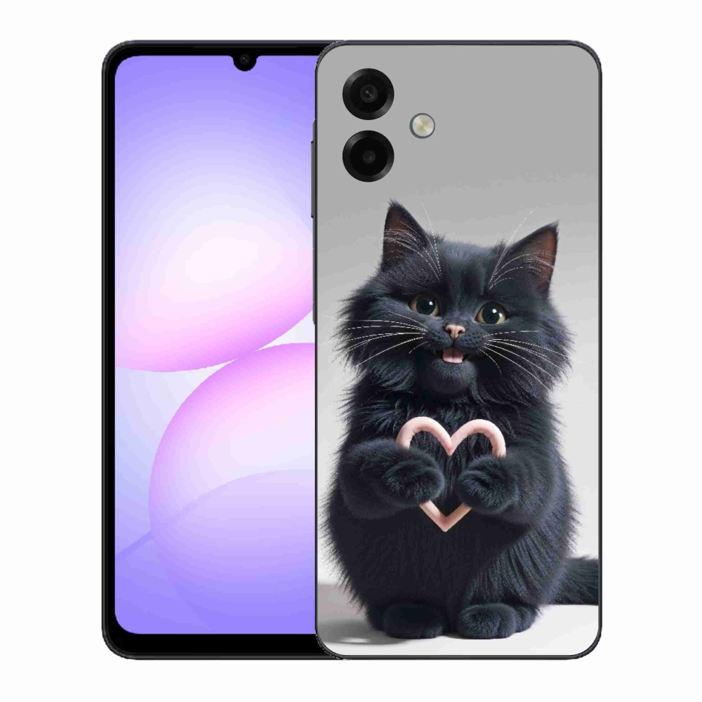 Gelový kryt mmCase na Samsung Galaxy A07 - kočičí láska 3