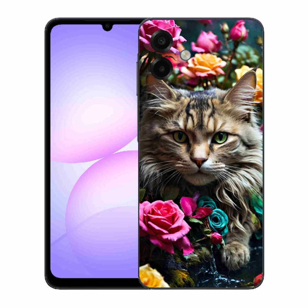 Gelový kryt mmCase na Samsung Galaxy A07 - kočíčí pohled 2