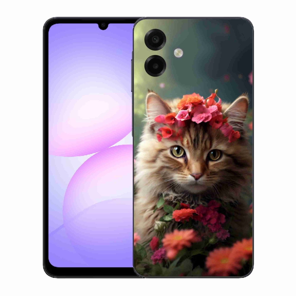 Gelový kryt mmCase na Samsung Galaxy A07 - kočíčí princezna