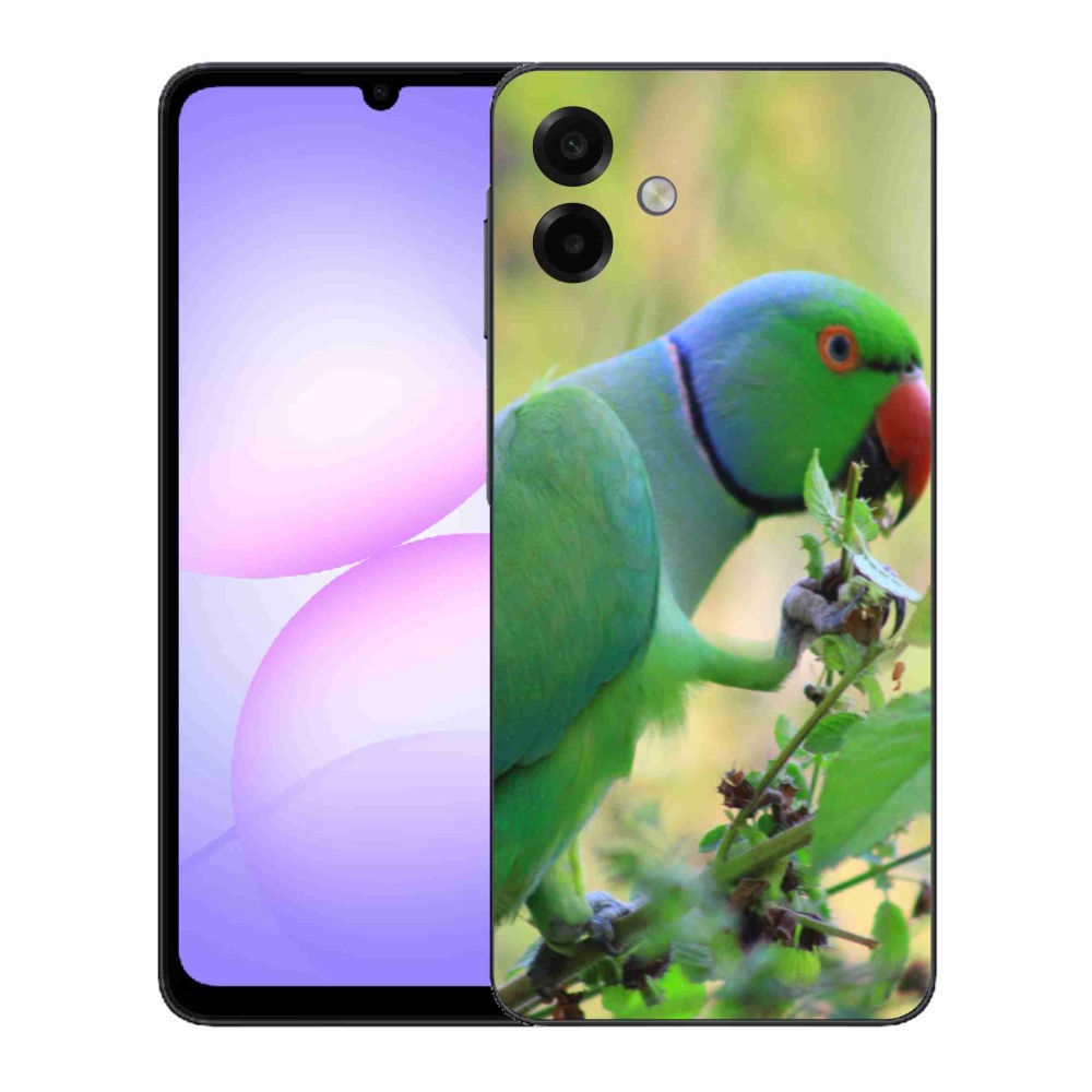 Gelový kryt mmCase na Samsung Galaxy A07 - papoušek alexandr