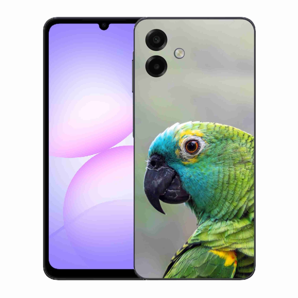 Gelový kryt mmCase na Samsung Galaxy A07 - papoušek amazoňan